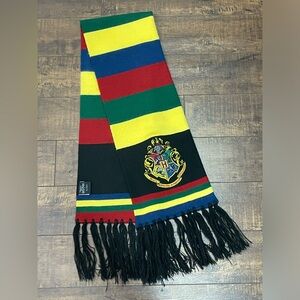 Wizarding World Of Harry Potter Hogwarts House Crest Fringed Scarf Multicolour